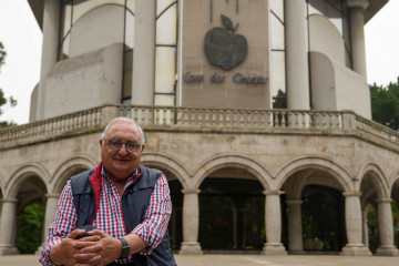 Moncho Núñez, ante la Casa de las Ciencias @Carlota Blanco
