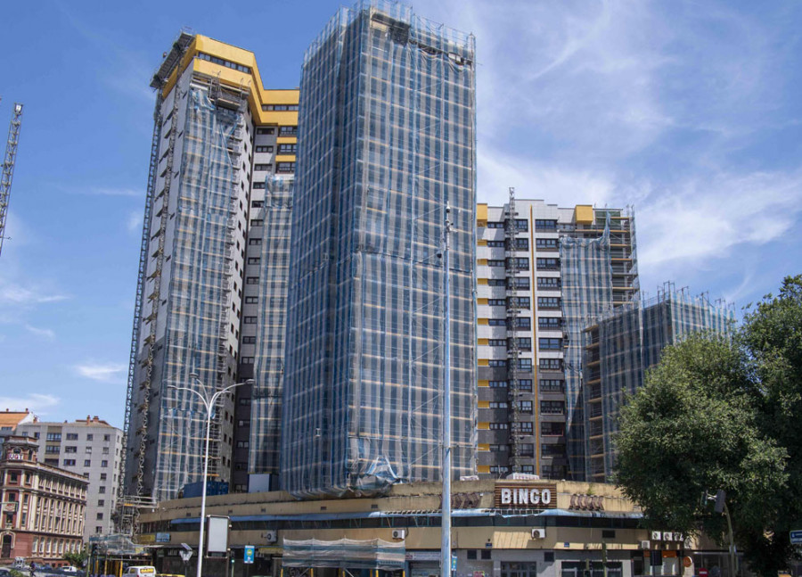 La Torre Efisa encara la recta  final de su transformación verde