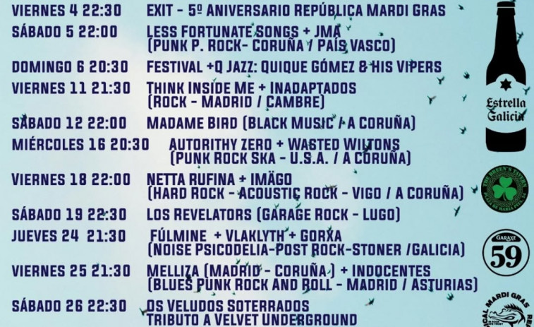 Mardi Gras celebra su 5º aniversario con July Festival