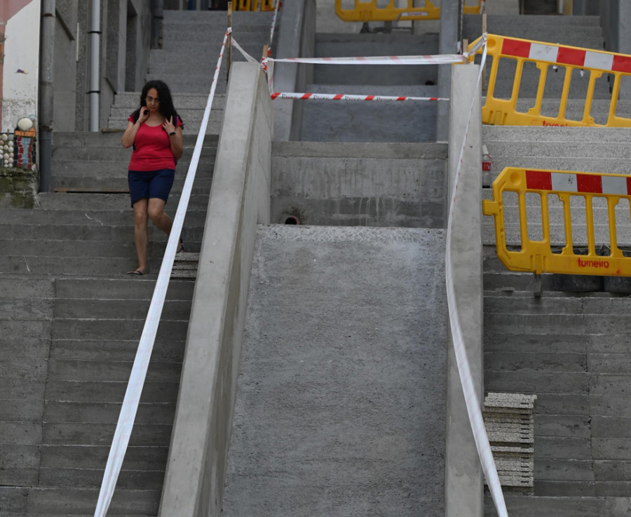 Un verano con menos escaleras que subir para que los coruñeses no tengan que sudar la camiseta