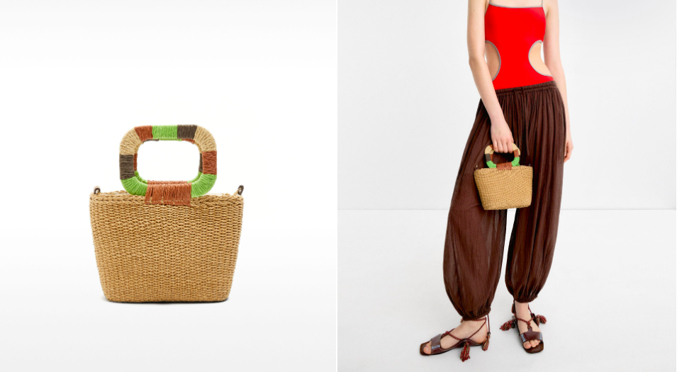 Bolso de rafia de Parfois 