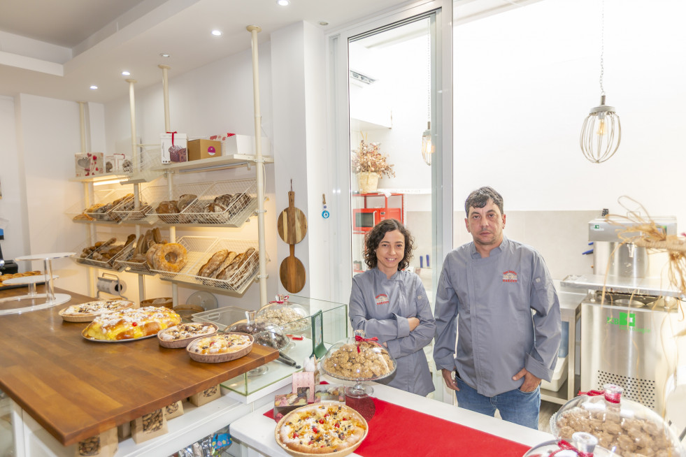 Lucía No, junto a su hermano Fran, al frente de San Isidro Bakery