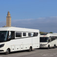 Ruta de autocaravanas saliendo de la Torre de Hércules (1)