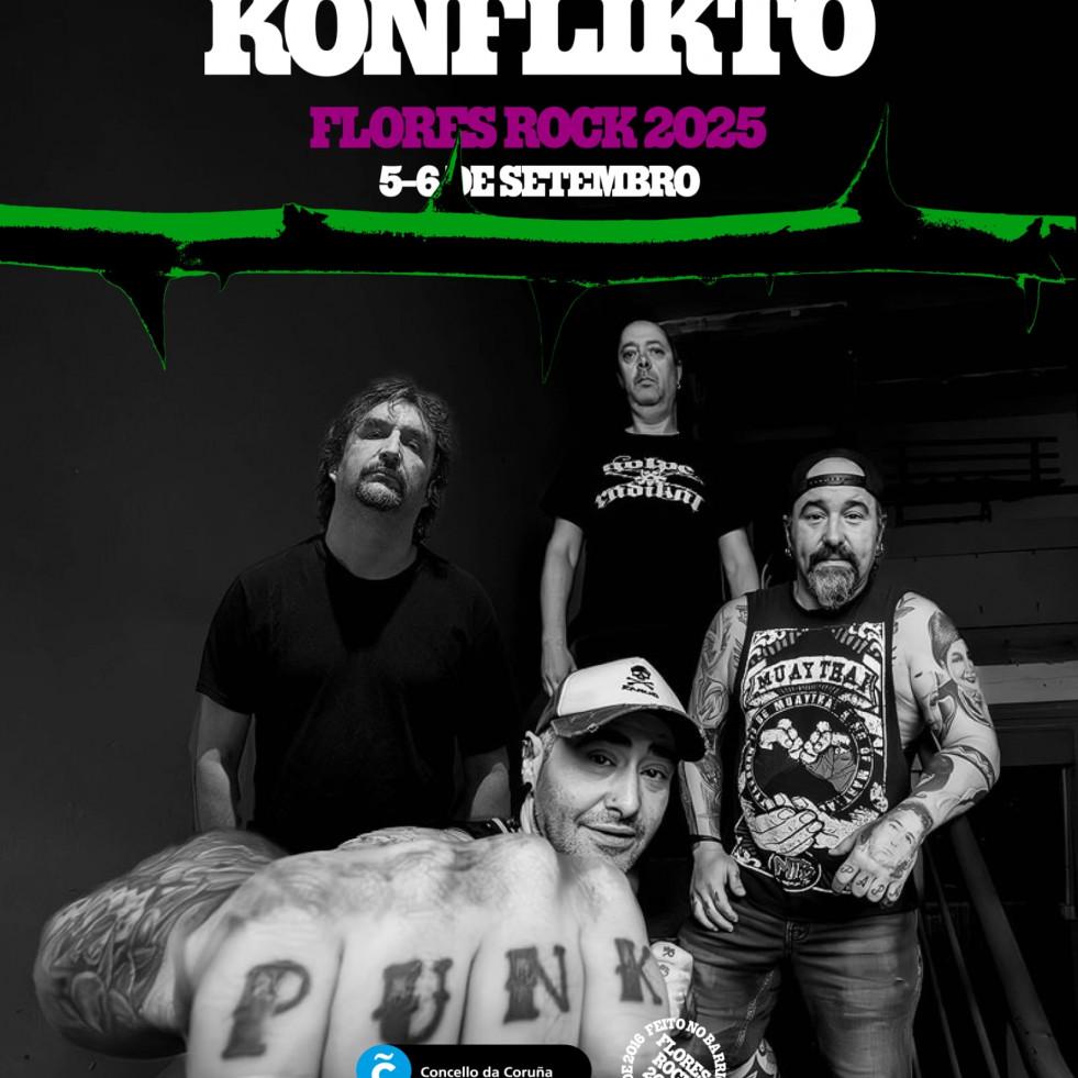 Konflikto regresa al Flores Rock de A Coruña