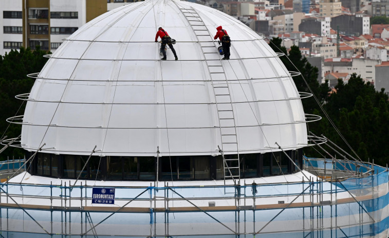 ¿Qué está pasando en la cúpula de uno de los museos científicos de A Coruña?