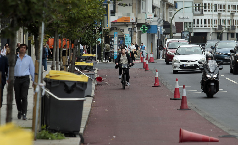 El BNG llevará a pleno las quejas de los usuarios sobre  el estado actual del carril bici