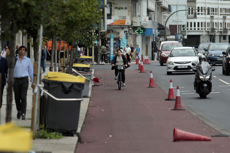 El BNG llevará a pleno las quejas de los usuarios sobre  el estado actual del carril bici