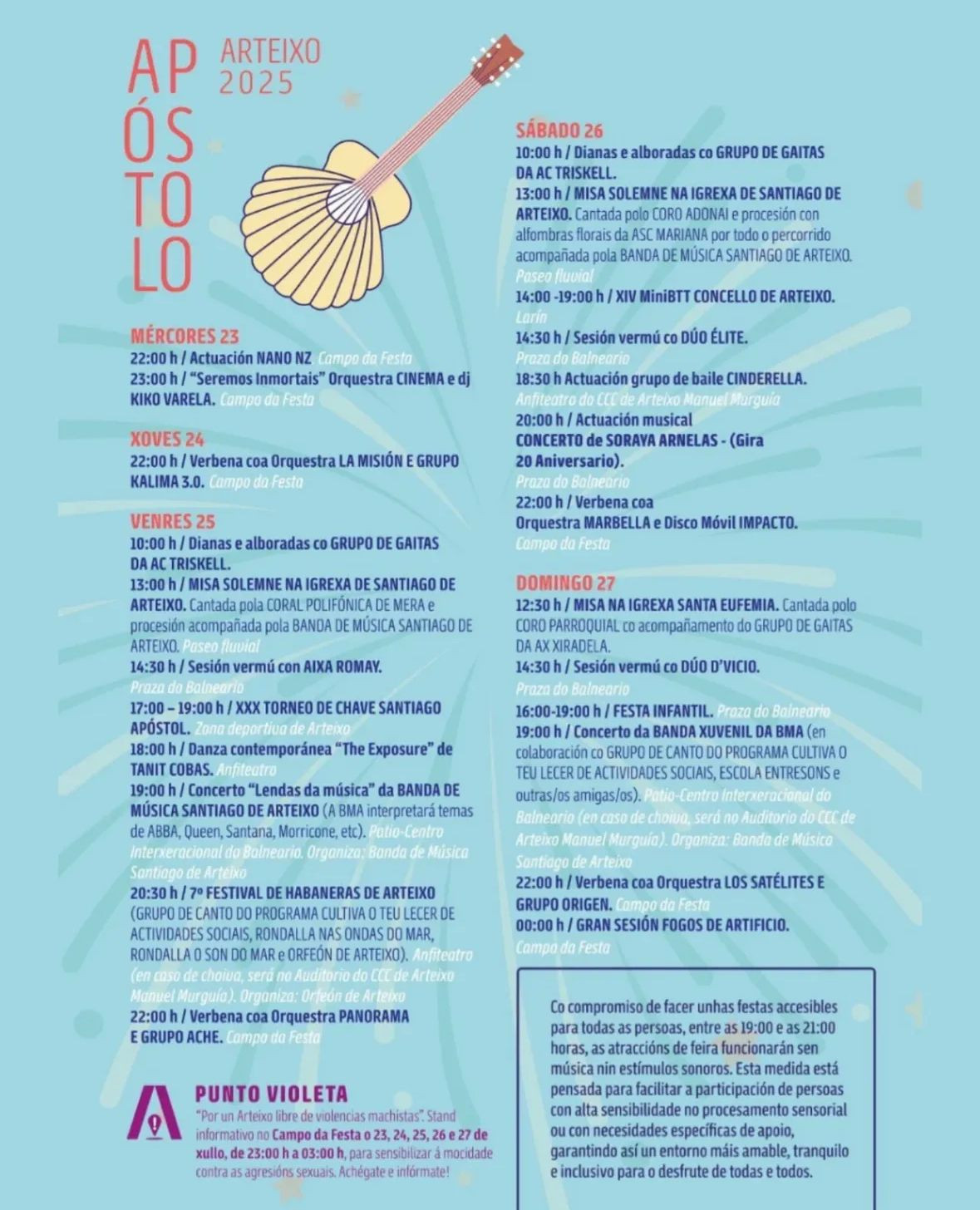 Fiestas del Apu00f3stol en Arteixo