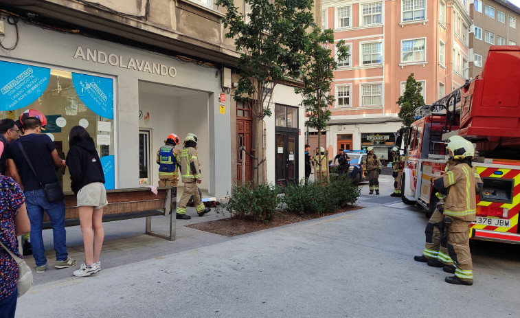 Arde una lavandería en A Coruña