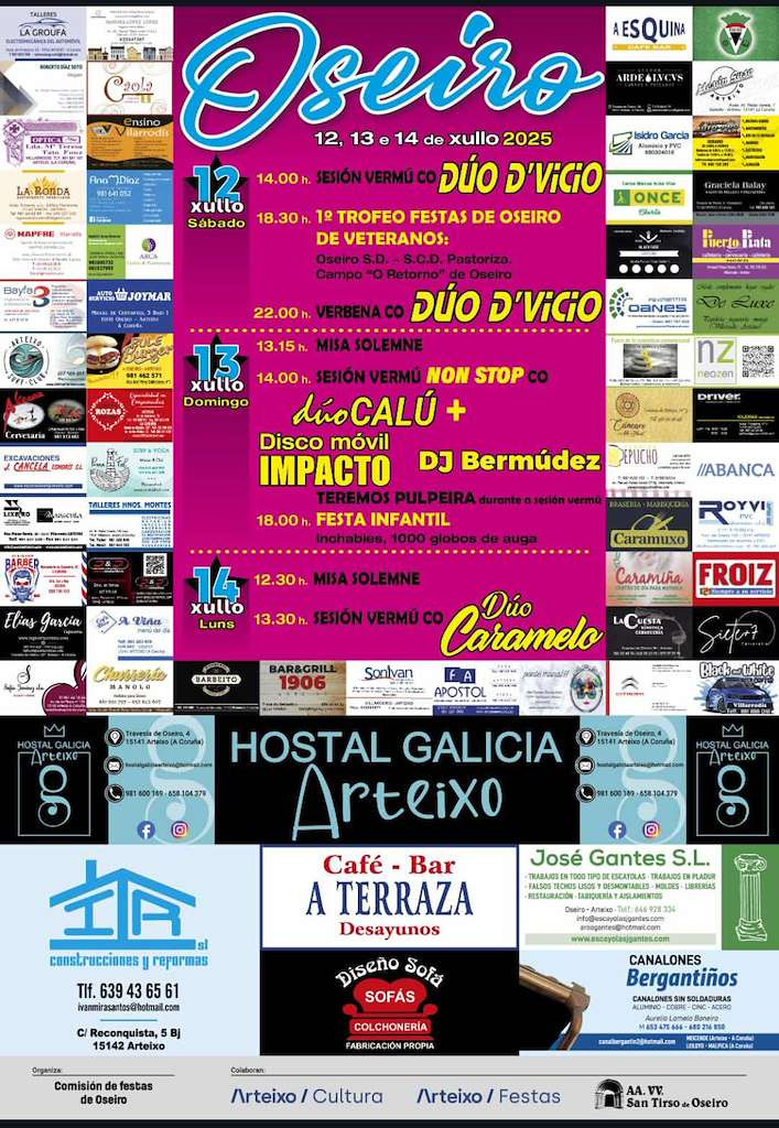 Fiestas de Oseiro en Arteixo