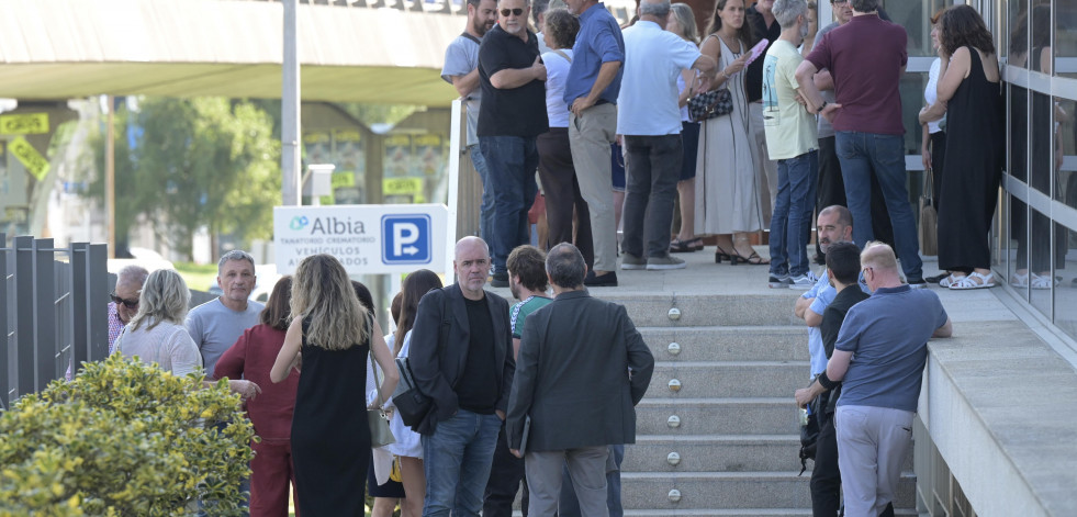 Centenares de persoas despediron onte na Coruña a Suso Díaz