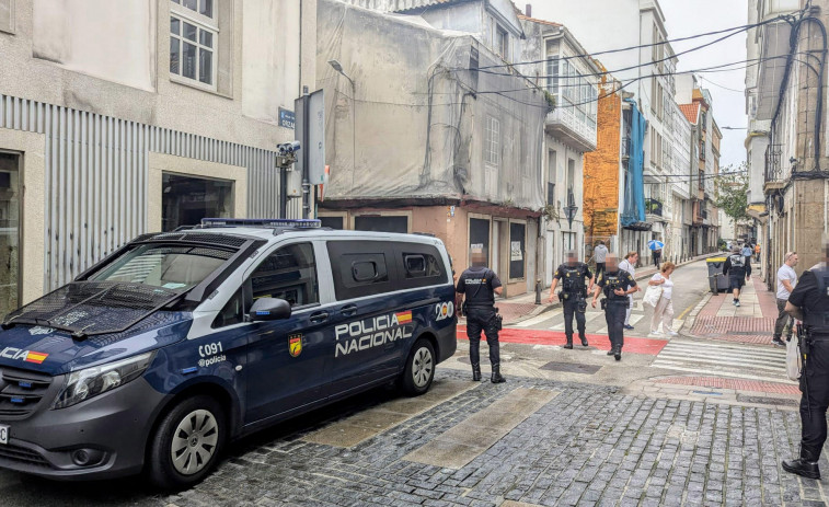 Abortan un intento de okupación en pleno centro de A Coruña