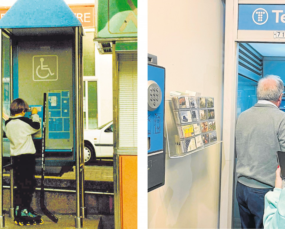 La cabina de teléfono que queda en A Coruña