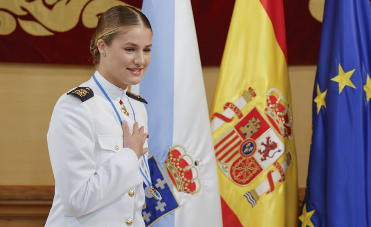 La princesa Leonor recibe la Medalla de Oro de Galicia: 