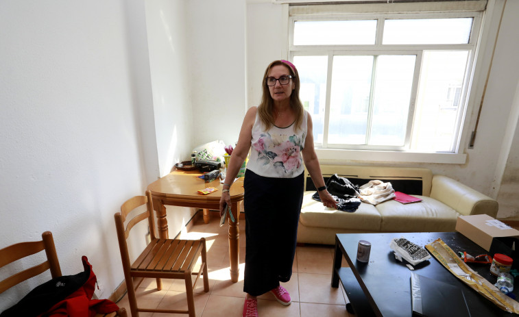 Desalojo consumado en A Coruña: Pilar Pérez recupera su piso tras cinco años espera