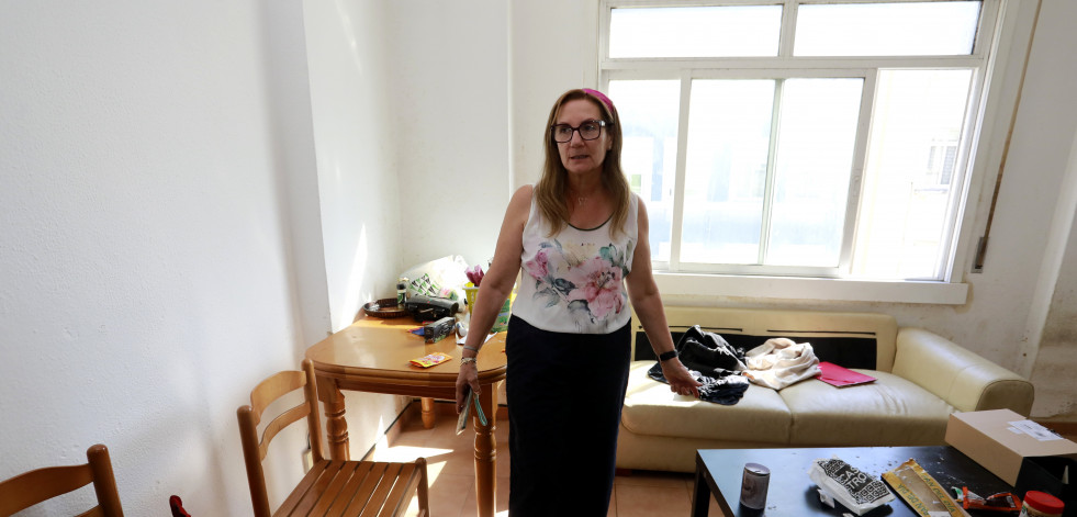 Desalojo consumado en A Coruña: Pilar Pérez recupera su piso tras cinco años espera