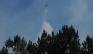 Controlado el incendio forestal de Lalín, que afecta a unas 80 hectáreas
