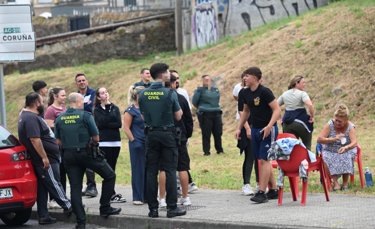 Un día después de la pelea a navajazos en O Burgo: el detenido entra en prisión y el herido evoluciona 