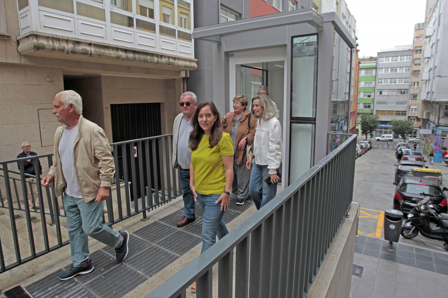 Os Castros acapara los ascensores públicos de A Coruña