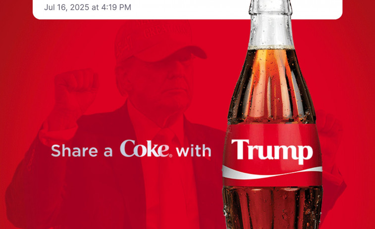 Trump promete devolver el azúcar a la Coca-Cola