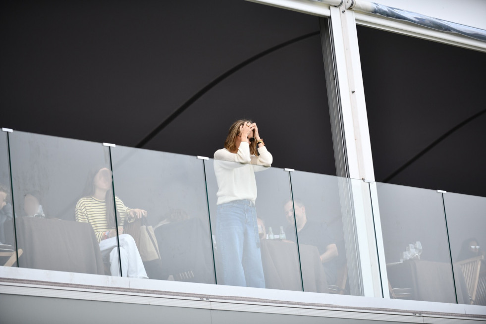 Marta Ortega se lamenta por el error en último salto de Elwikke @Lucía Méndez