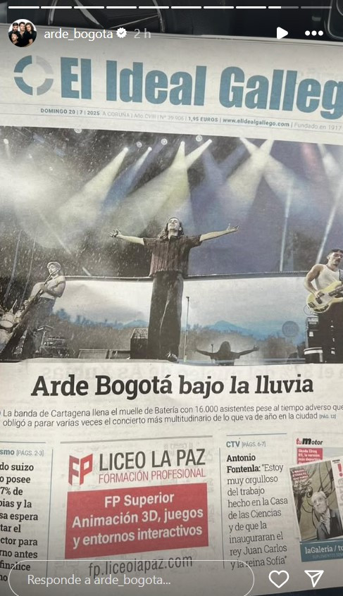 Arde Bogotu00e1 El Ideal Gallego
