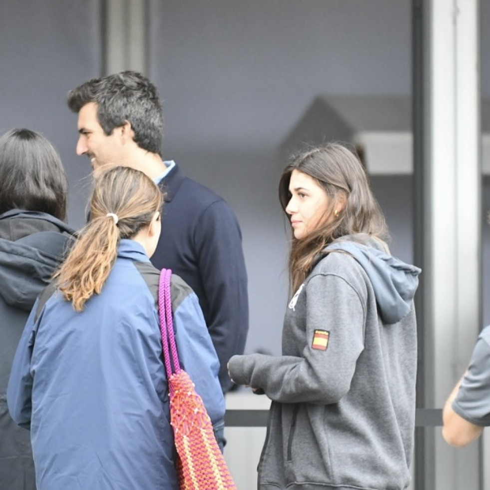 Sira Martínez, hija de Luis Enrique, presente en la última jornada de Casas Novas
