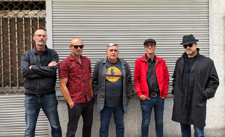 Océano Eskizo, la banda de históricos de la escena rock coruñesa, se estrenará en el festival Noites do Porto