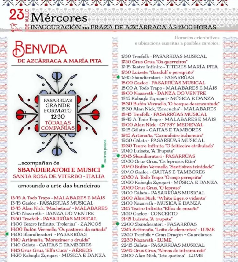 Feira das Marabillas 23 de julio