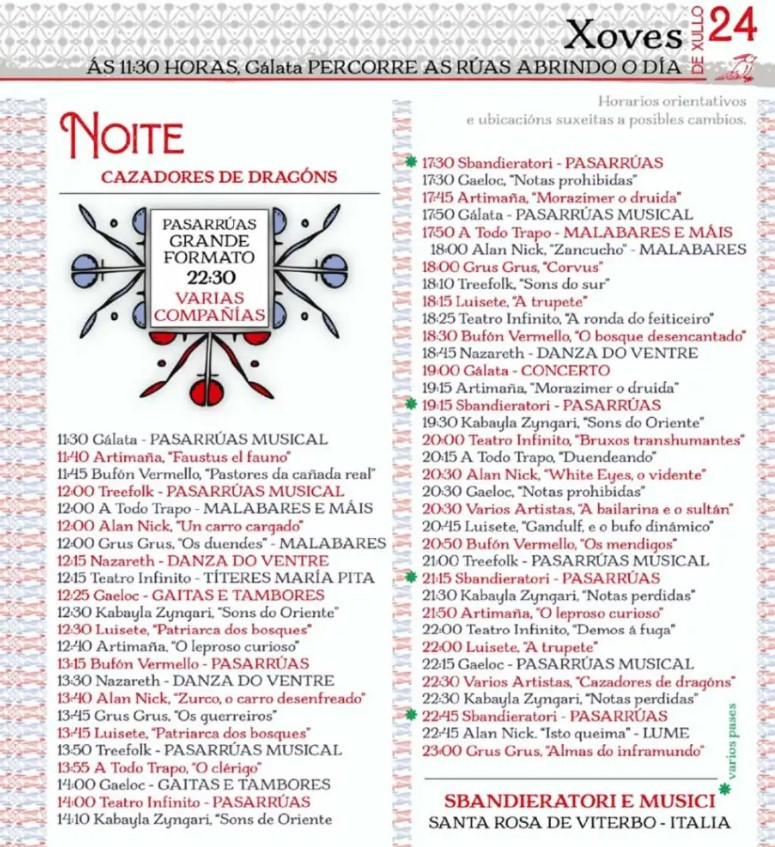 Feira das Marabillas 24 de julio