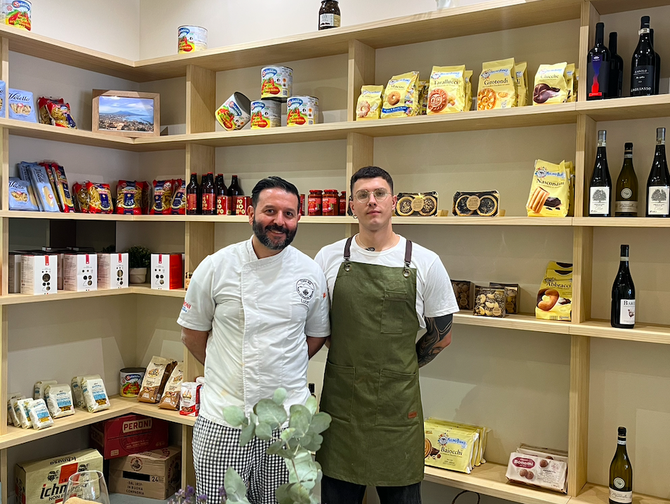 Luca Noviello y Álex Cundins, al frente de Alimentari Terra Mía