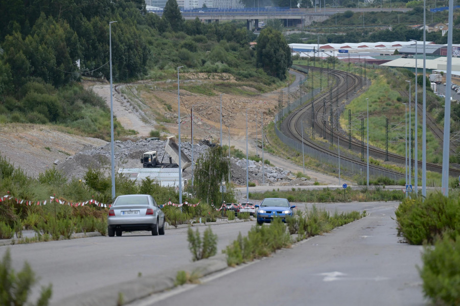 Atasco en obras clave de A Coruña: lento avance para la Cuarta Ronda y el Vial 18
