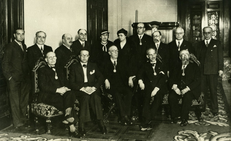 A Real Academia Galega publica os documentos sobre o ingreso de Castelao na institución o 25 de xullo de 1934