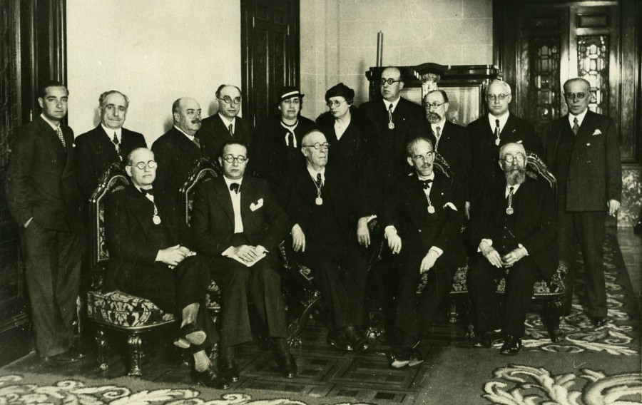 A Real Academia Galega publica os documentos sobre o ingreso de Castelao na institución o 25 de xullo de 1934