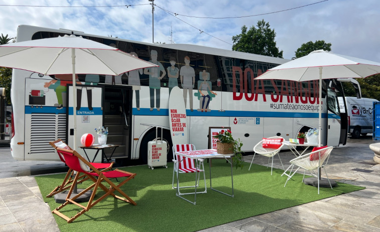 A Coruña refuerza la donación de sangre en la campaña estival de ADOS