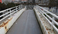Así será la obra para reparar una pasarela peatonal en A Coruña: habrá despliegue de grúas móviles y plataformas