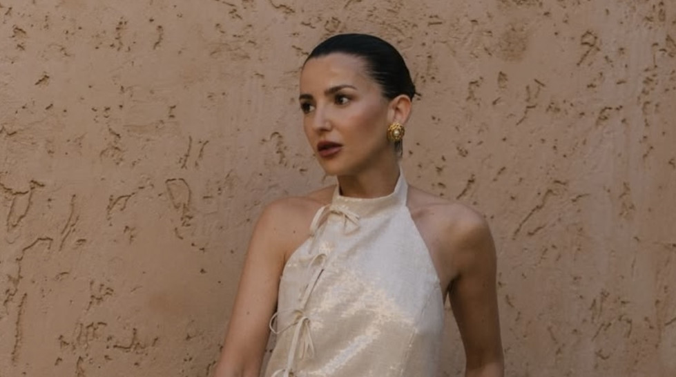 Alexandra Pereira luce un conjunto de la firma LAGANINI x Sach Atelier