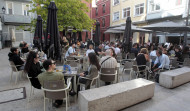 Los hosteleros de las zonas de moda en A Coruña tiemblan ante una posible nueva norma