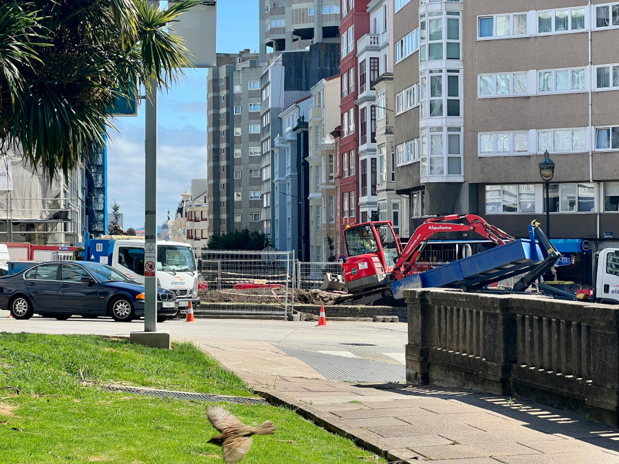 Las obras en torno a la glorieta de América afrontan su fase final: se acaban los cortes de tráfico