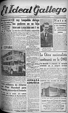 Portada 2 agosto 1950