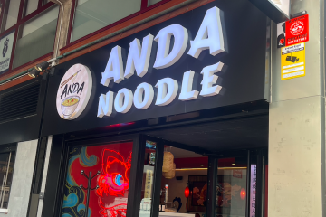 El exterior de Anda Noodle. I LARA FONTELA