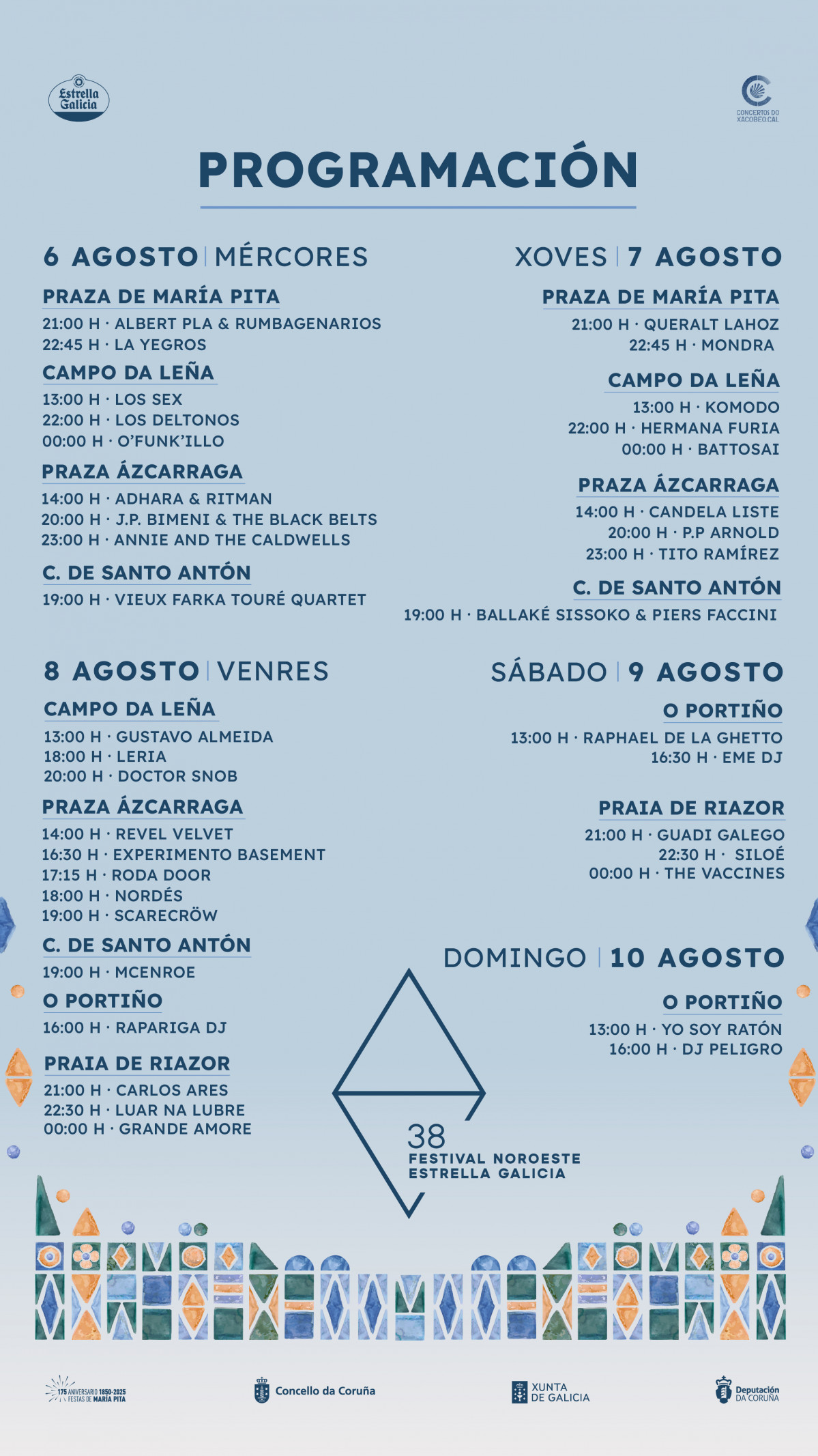 Horario completo del Festival Noroeste de A Coruu00f1a