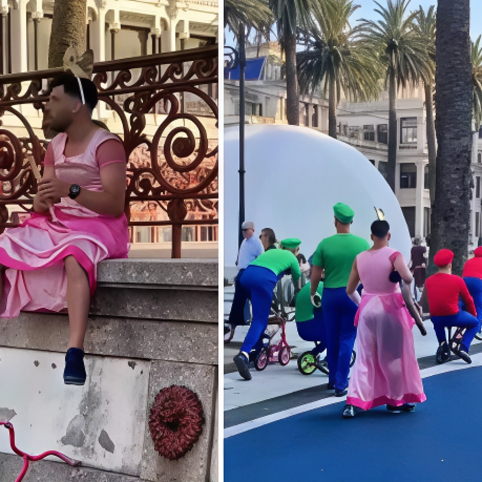 Mario Bros llega al último nivel en la Feria del Libro de A Coruña