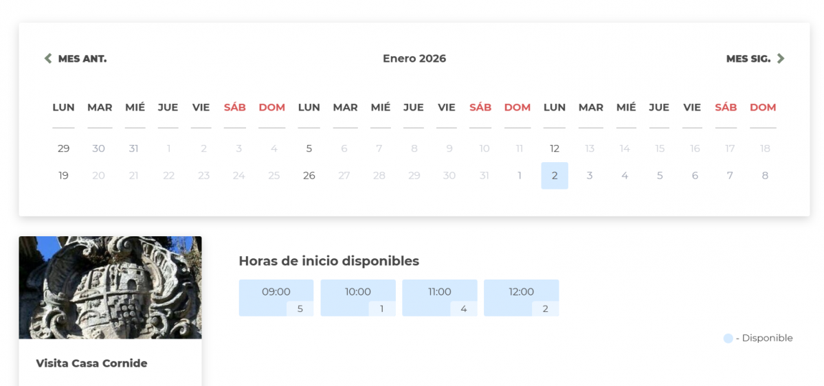 Visitas Cornide