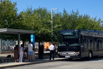 Bus lanzadera para visitar la exposición del aniversario de Zara en la cúpula del Monte de San Pedro