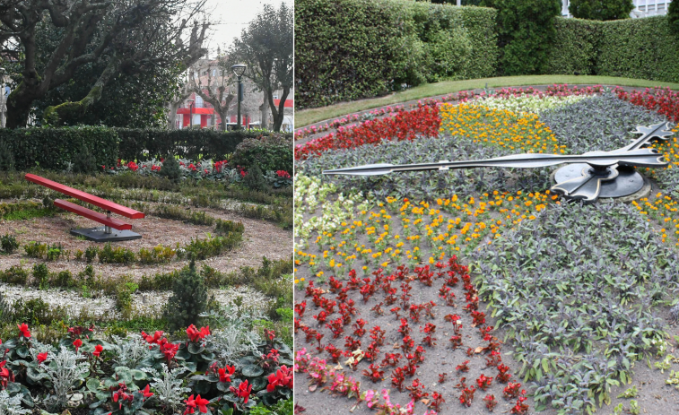Coruña Insólita | El reloj floral que decora un jardín justo en las antípodas de A Coruña
