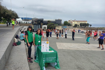 Campaña sobre la protección solar en A Coruña de la Asociación Española contra el Cáncer  (2)