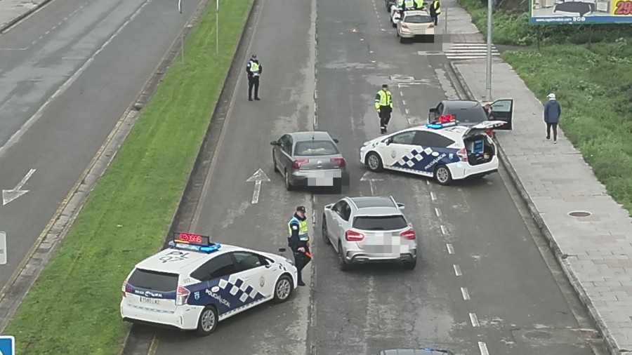 Detenido en Lugo por conducir ebrio y drogado un coche robado