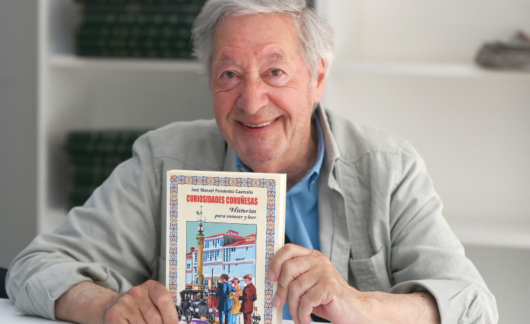 J. M. Fernández Caamaño | “El libro reúne la historia de treinta personajes coruñeses de los que nadie sabe nada”