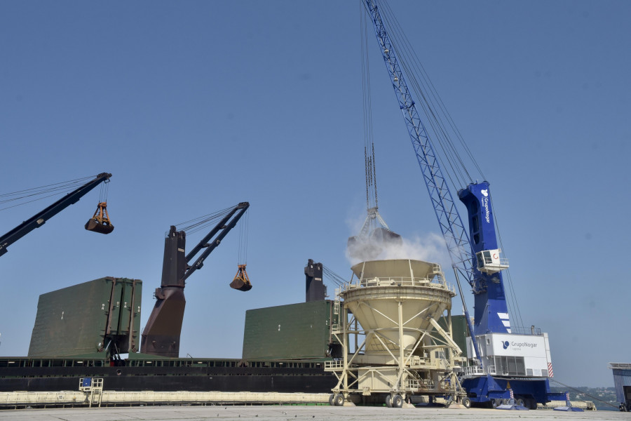 Estas son las mercancías más importantes que llegan al puerto de A Coruña
